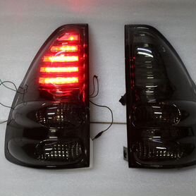 Prado 120 LED Стоп сигналы диодные Черные X9FX4