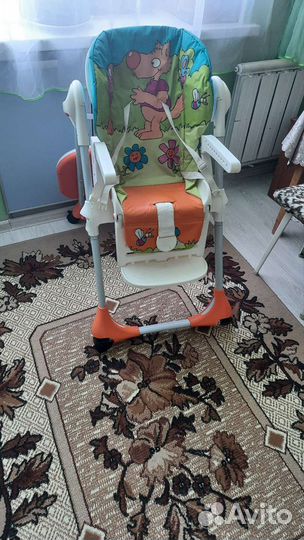 Стульчик для кормления chicco polly 2 в 1