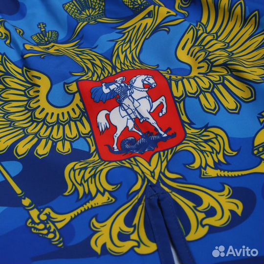 Шорты мма Alfa Brend Camo синие (XL)