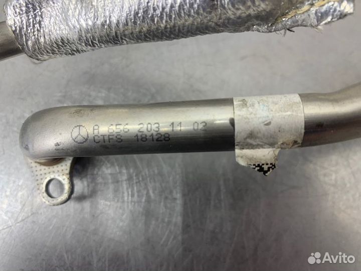 Трубка охлаждающей жидкости металлическая Mercedes