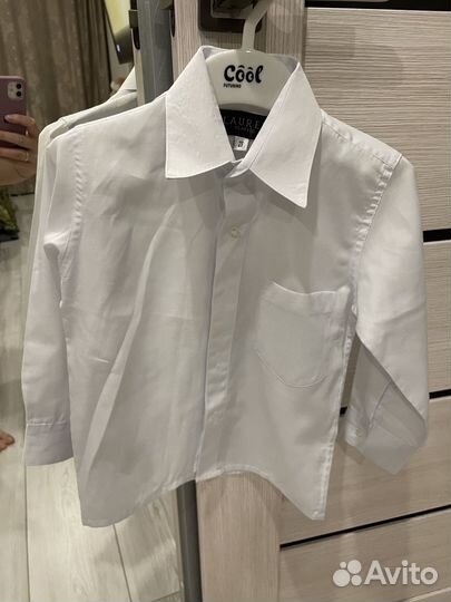 Рубашки для мальчика 3 шт 92-104