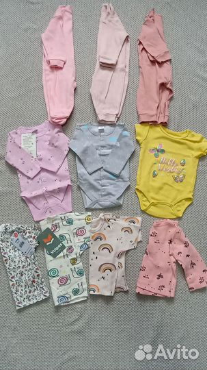 Вещи пакетом для девочки 62