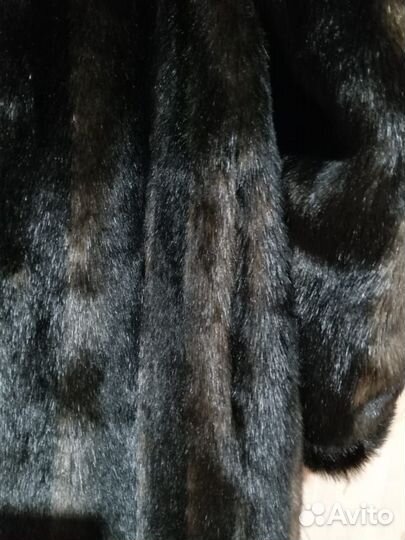 Шуба искусств под норку 50-54р новая