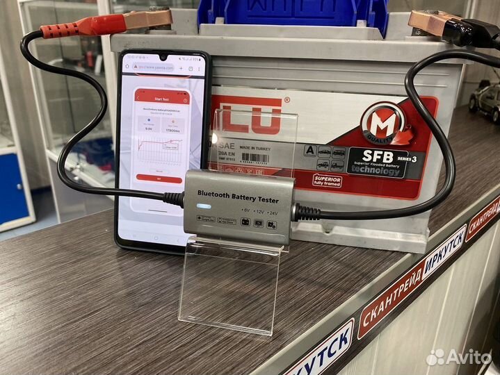 Тестер автомобильных акб BM500 BT