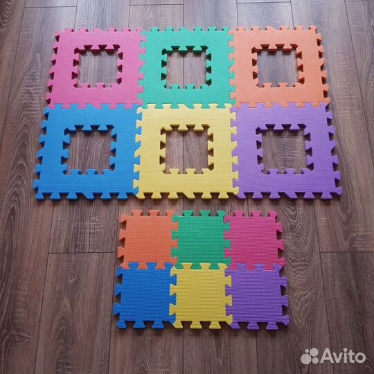 Игровой коврик-пазл (набор )