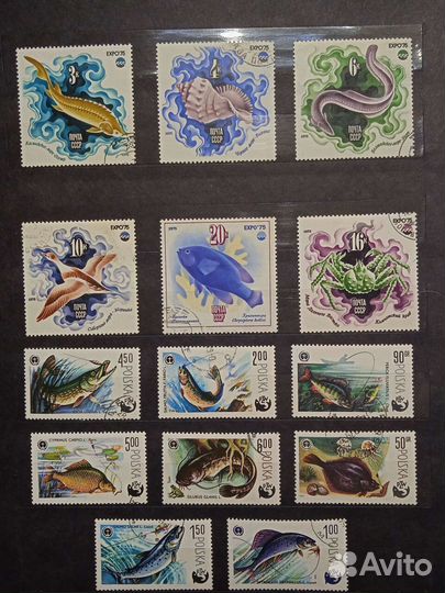 116 марок. Флора и фауна. На выбор или обмен
