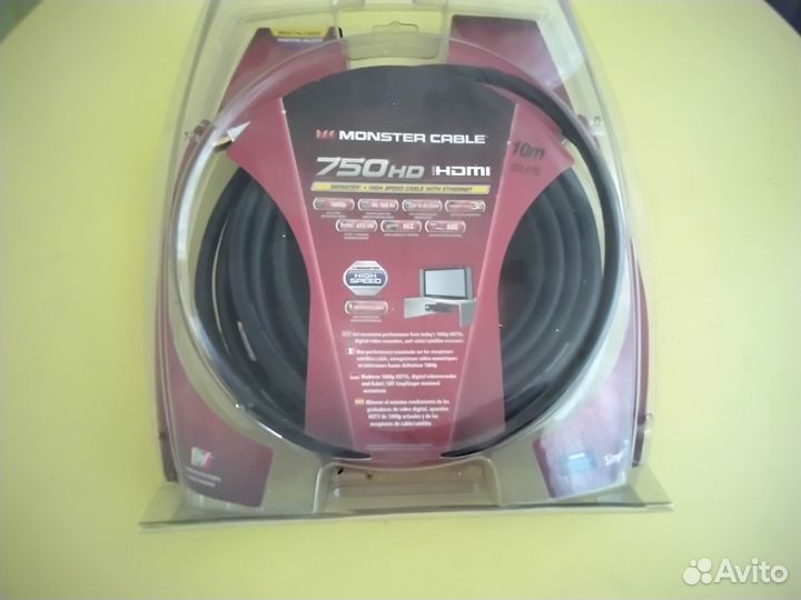 Monster cable 750 HD 10 м