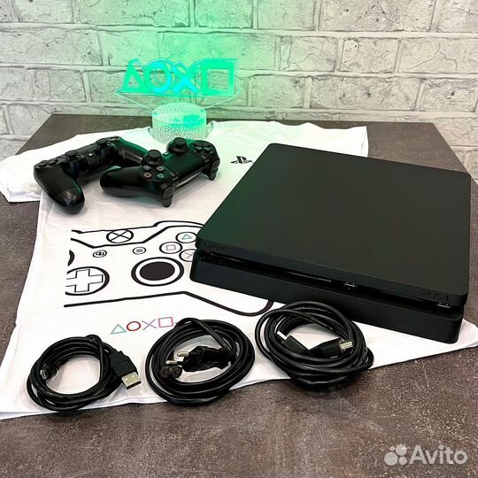 Sony PS4 Slim 2 джоя 550 игр