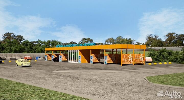 Оборудование для мойки самообслуживания 1 бокс