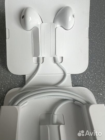 Наушники apple earpods lightning новые оригинал