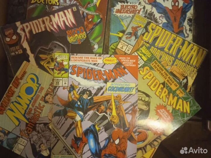 Комиксы на англ Marvel 1990 г. цена за шт