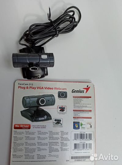Веб-камера Genius Face Cam 312