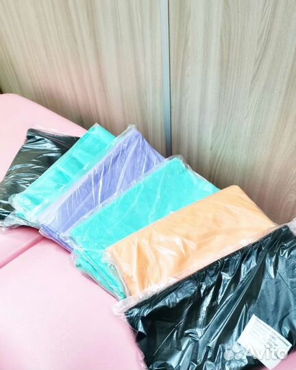 Цветные простыни плотные в сложении