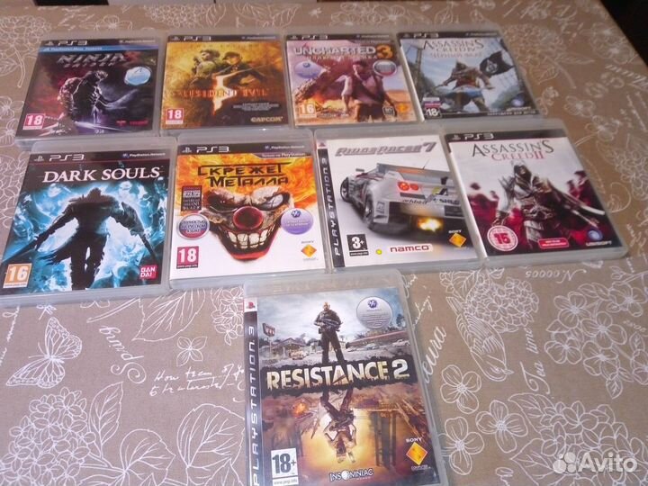 Диски playstation 2,3, PSP, Xbox 360 лицензия