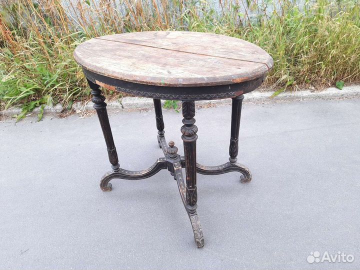 Старинный Антикварный Овальный Стол N 76