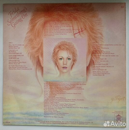 LP Frida – Something's Going On /Polar Sweden 1982