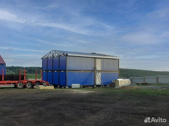 Вагон дома под мед пункт, склад