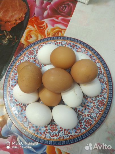 Яйца домашних курочек