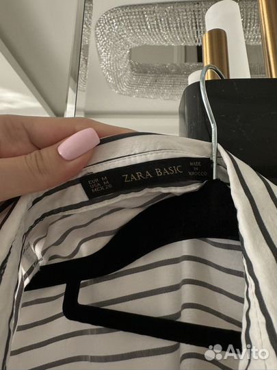 Рубашка женская zara S M L oversize