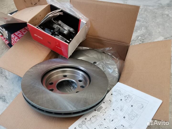 Тормоза передние Опель Астра Н Зафира Б Мерива