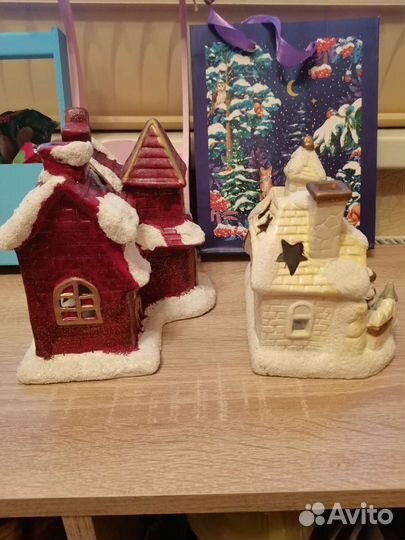 Домики- подсвечники и другое