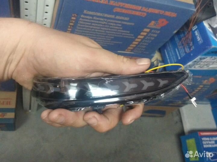 Поворотники в зеркала веста бегающие