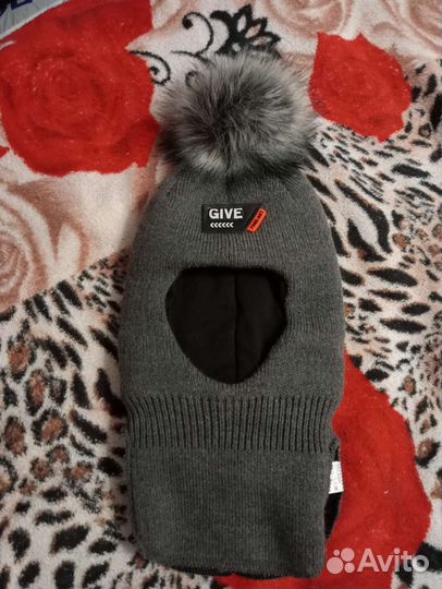 Шапка шлем зима