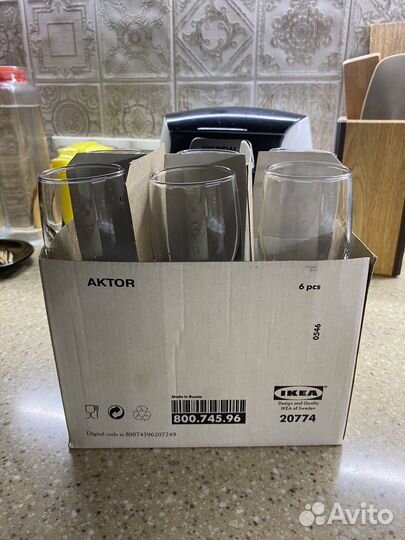 Бокалы для шампанского IKEA