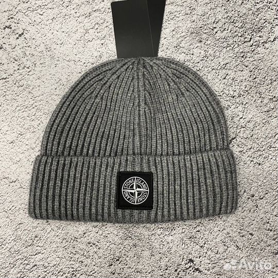 Шапка бини мужская carhartt stone island