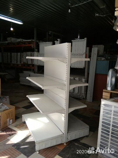 Стеллаж торговый островной 180см(б.у)