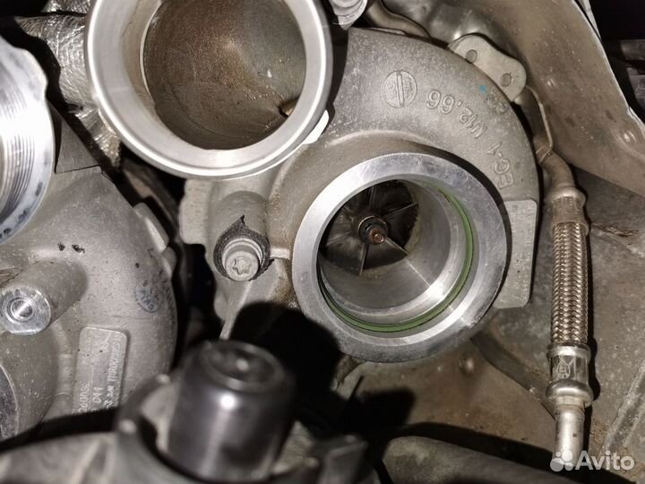 Бмв х5м F85 турбины в комплекте с колекторами проб