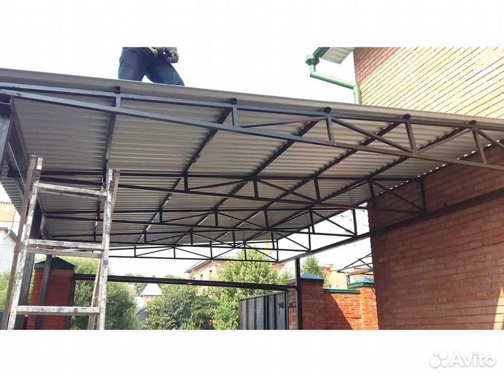 Навесы под ключ