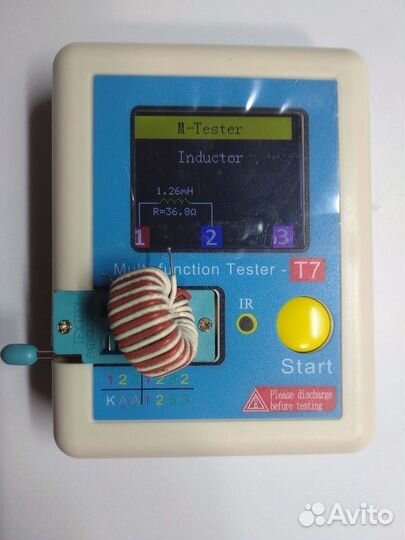 Тестер радиодеталей T7/TC1 ESR RLC
