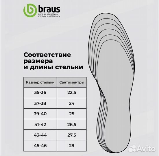 Новые ортопедические стельки 39-40