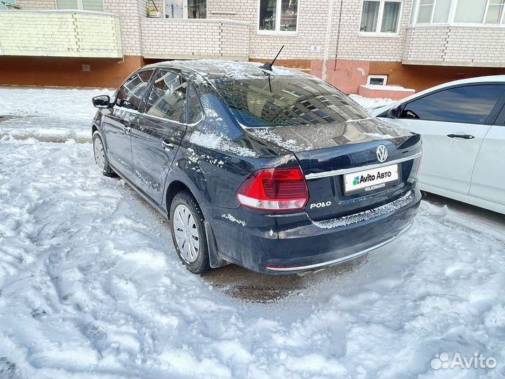 Volkswagen Polo 1.4 МТ, 2017, 135 852 км