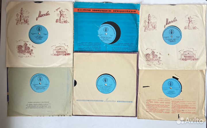 Пластинки патефонные, 78 оборотов