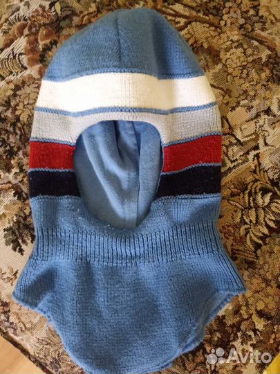 Шапка шлем для мальчика