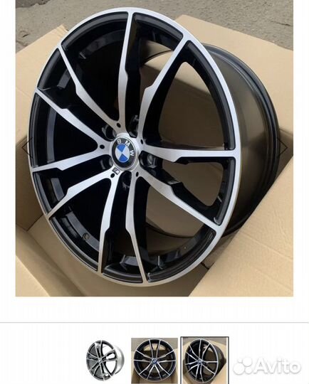 275/40+315/35R20 шины диски 599 на BMW E70 E71