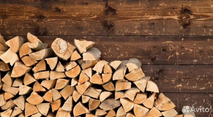 Дрова колотые дуб