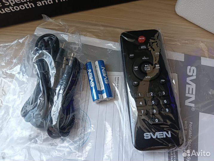 Портативная колонка bluetooth Sven