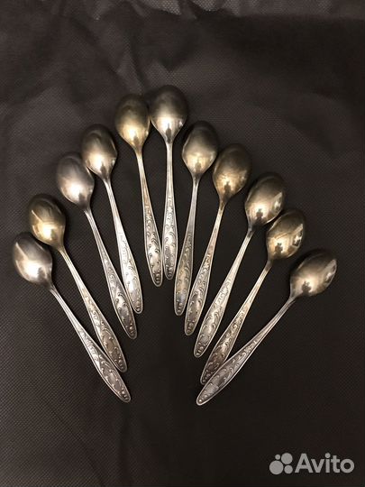 Ложка мельхиоровая чайная 11 шт