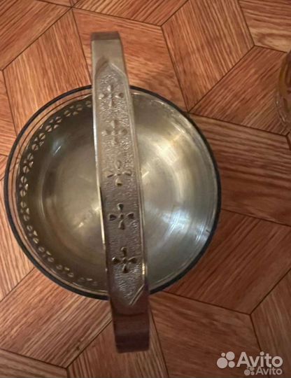 Конфетница мельхиор СССР