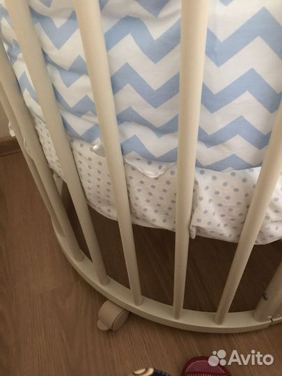 Детская кроватка круглая