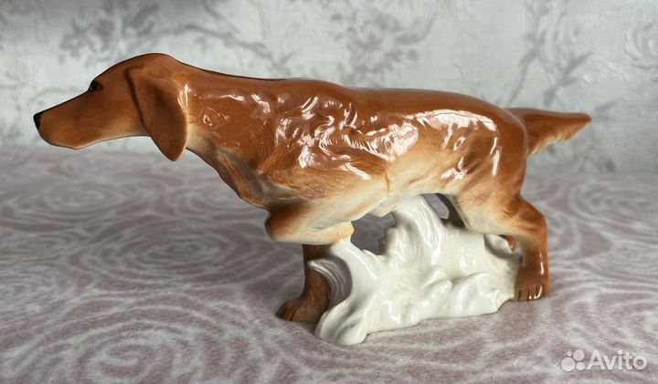 Статуэтка «Ирландский сеттер» фарфор СССР