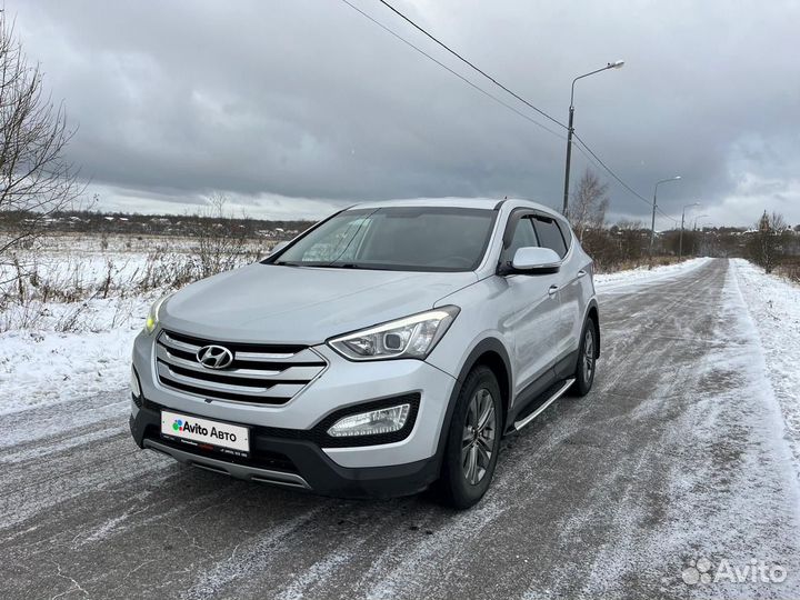 Hyundai Santa Fe 2.2 AT, 2014, 156 300 км