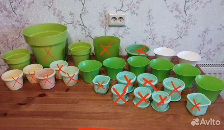 Цветочные горшки бу