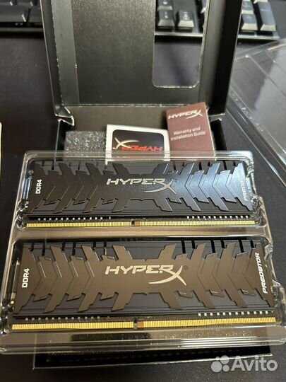 Отправлено. Kingston ddr4 hyperx predator 2x8gb
