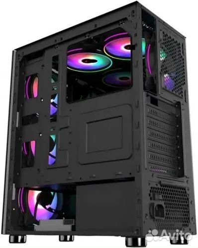 Корпус 1stPlayer firedancing V3-A (V3-A-4R1) Black