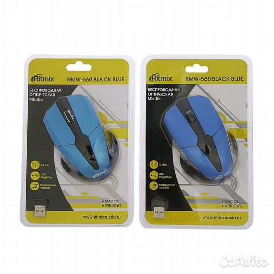 Новая беспроводная мышь очень шустрая В упаковке