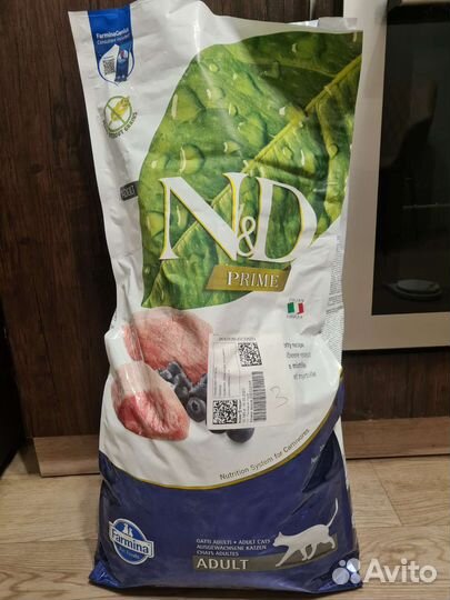 Корм для кошек Farmina N&D Prime,беззерновой,8,5кг